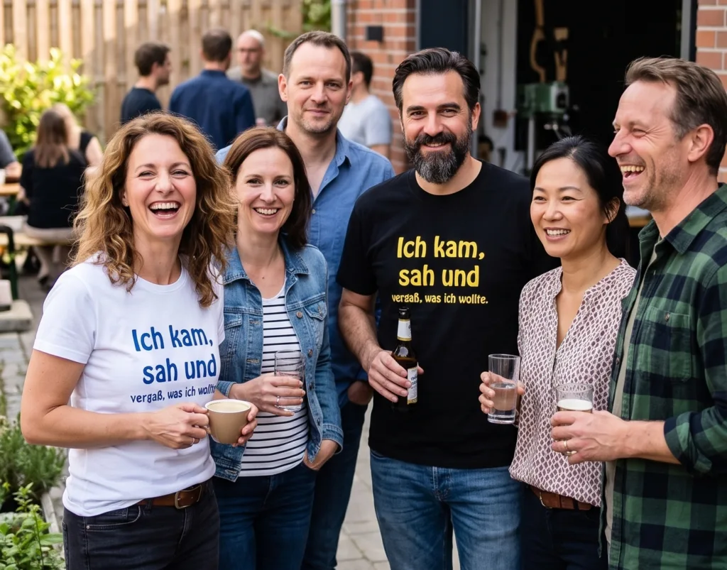 Gruppenbild mit neuem Lichtpause1 Shirt