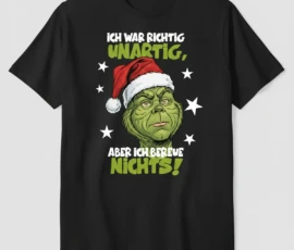 Lichtpause1 Shirt mit dem Grinch