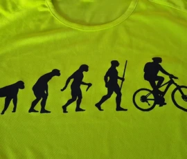 Radfahrer-Evolution-Design in großer Ausführung
